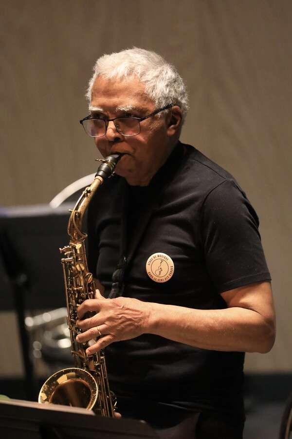 Saxophoniste en concert